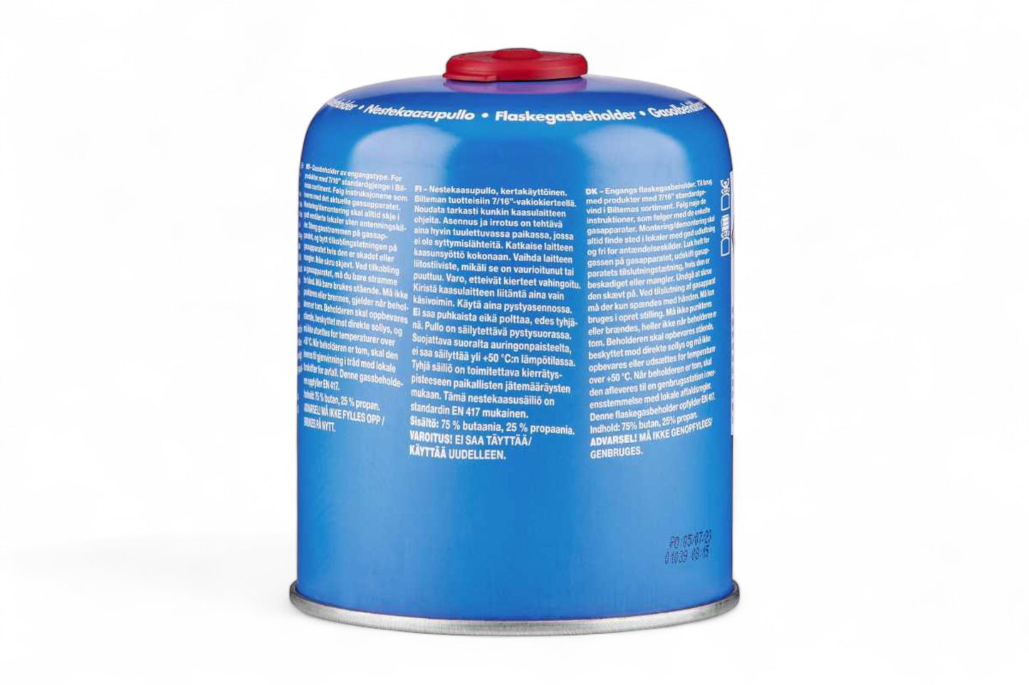 450g drivstoff til kokeapparat